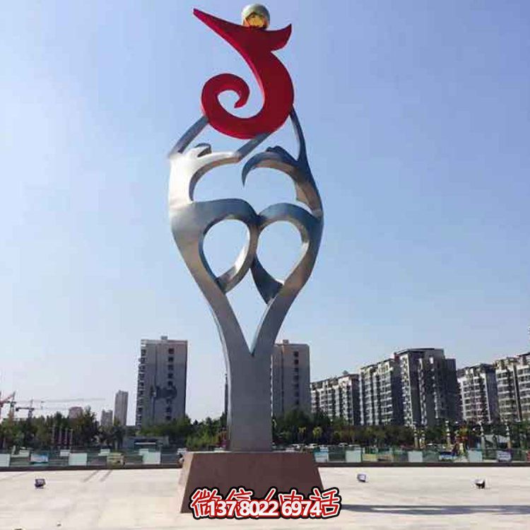 創(chuàng)意大型不銹鋼景觀擺件，點(diǎn)綴戶(hù)外廣場(chǎng)園林