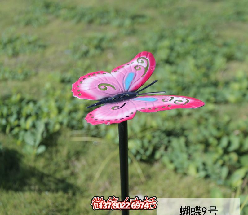 不銹鋼蝴蝶雕塑，創(chuàng)意裝點公園環(huán)境