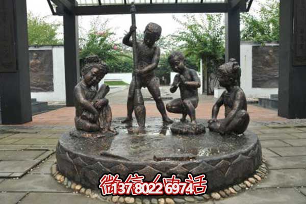 不銹鋼銅雕毛筆，為兒童締造景區(qū)樂(lè)趣