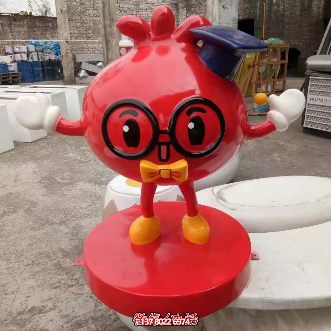 可愛的博士帶眼鏡美陳擺件 可愛的博士帶眼鏡美陳擺件