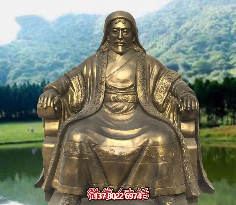 經典銅雕成吉思汗 經典銅雕成吉思汗