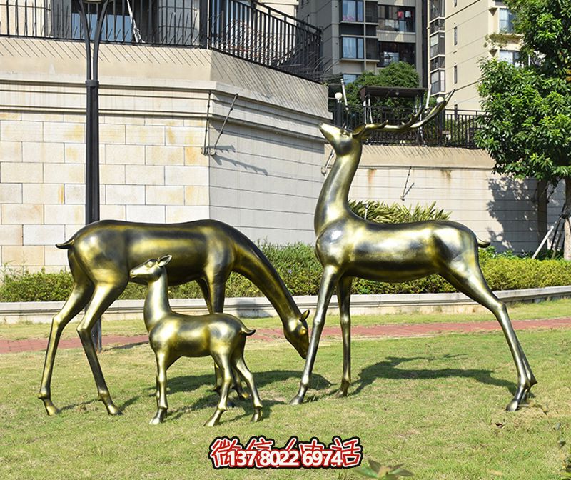 戶外園林景觀擺件銅雕鹿雕塑 戶外園林景觀擺件銅雕鹿雕塑