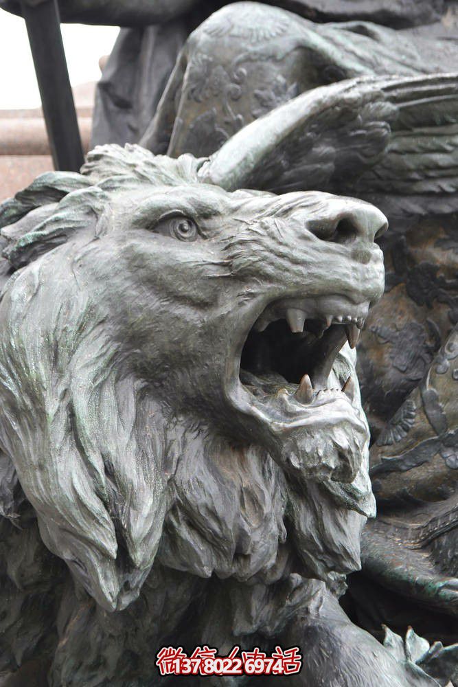 戶外園林石雕獅子雕塑 戶外園林石雕獅子雕塑