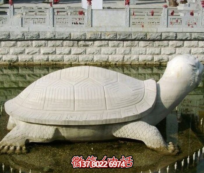 池塘大理石大型仿真烏龜雕塑 池塘大理石大型仿真烏龜雕塑
