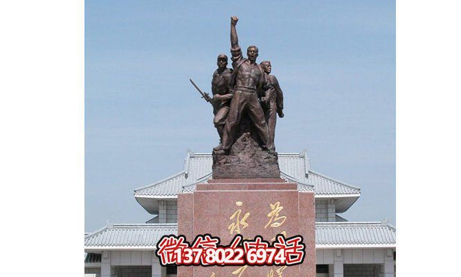 廣場抗戰時期人物紀念銅雕抗戰雕塑 廣場抗戰時期人物紀念銅雕抗戰雕塑