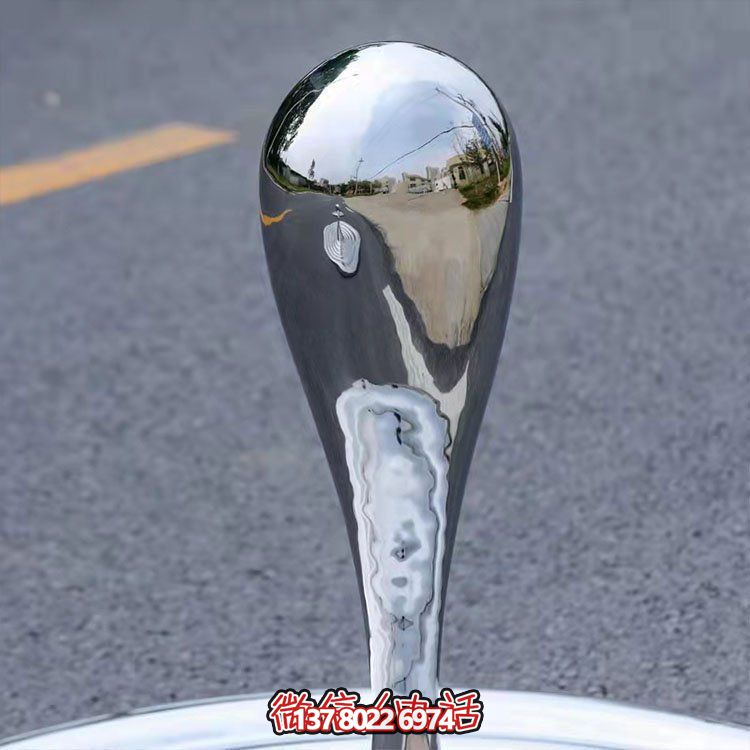 廣場(chǎng)水滴不銹鋼雕塑大型金屬雕塑