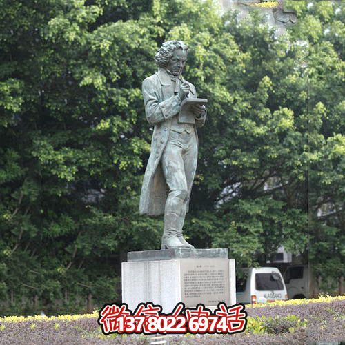 校園名人音樂家世界名人貝多芬雕塑 校園名人音樂家世界名人貝多芬雕塑