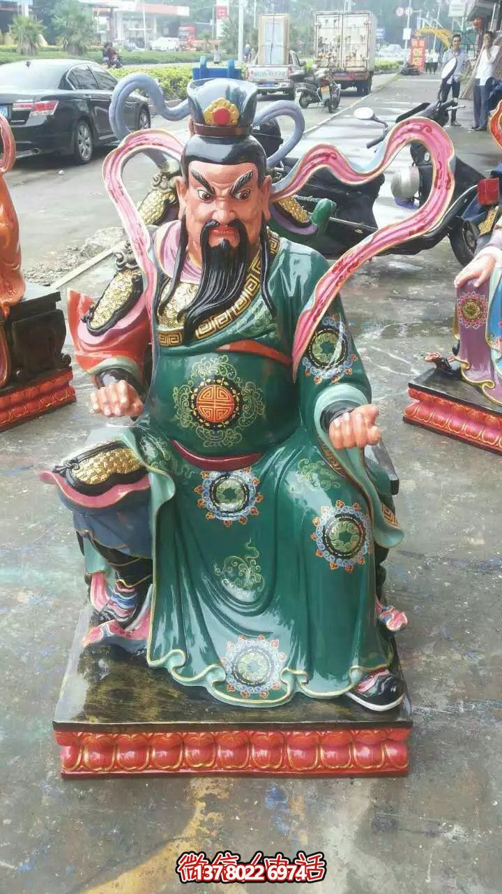 玻璃鋼彩繪大型戶外廟宇景觀太歲雕塑 玻璃鋼彩繪大型戶外廟宇景觀太歲雕塑