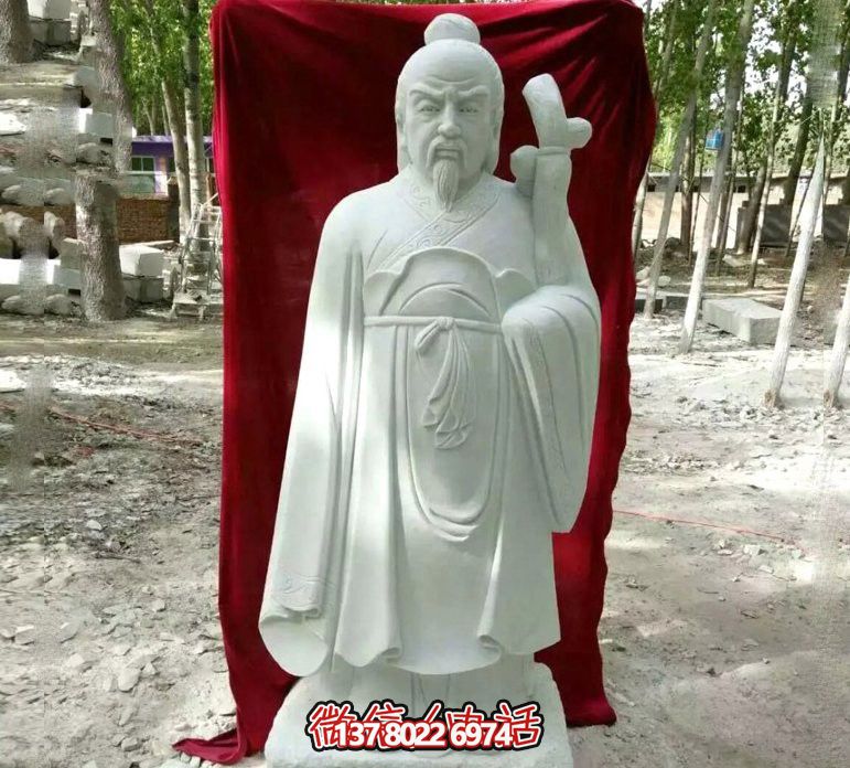 漢白玉古代名醫華佗雕塑 漢白玉古代名醫華佗雕塑