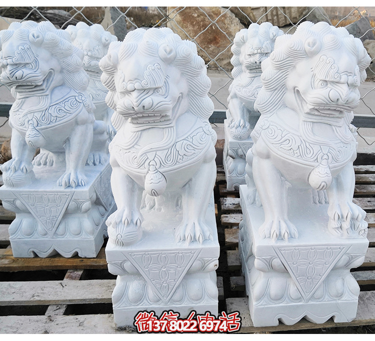 天安門獅子，漢白玉中式傳統(tǒng)北方石獅子