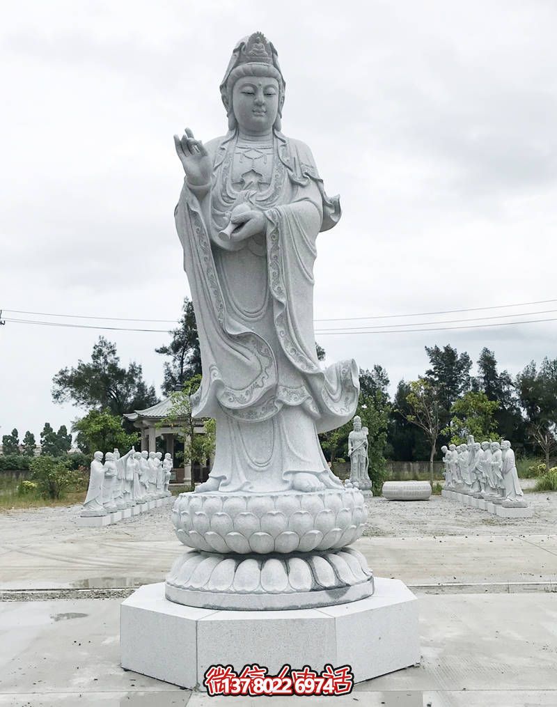 觀音圣像：傳統石雕的慈悲景觀呈現